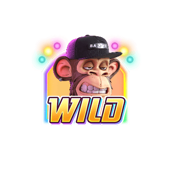 สัญลักษณ์พิเศษ Wild ที่สามารถแทนได้ทุกสัญลักษณ์ ของเกมสล็อต Wild Ape #3258