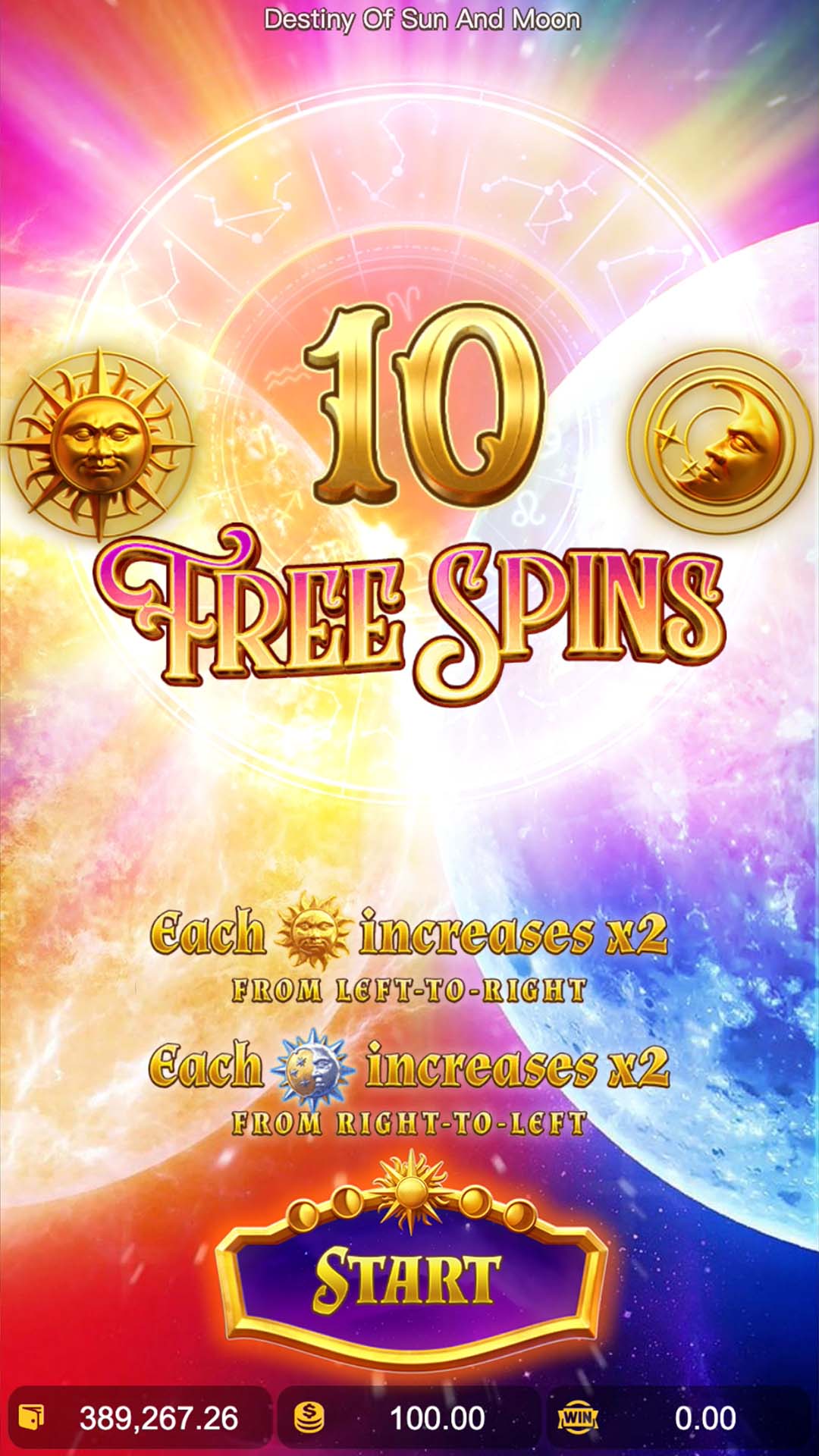 destiny of sun and moon free spin en