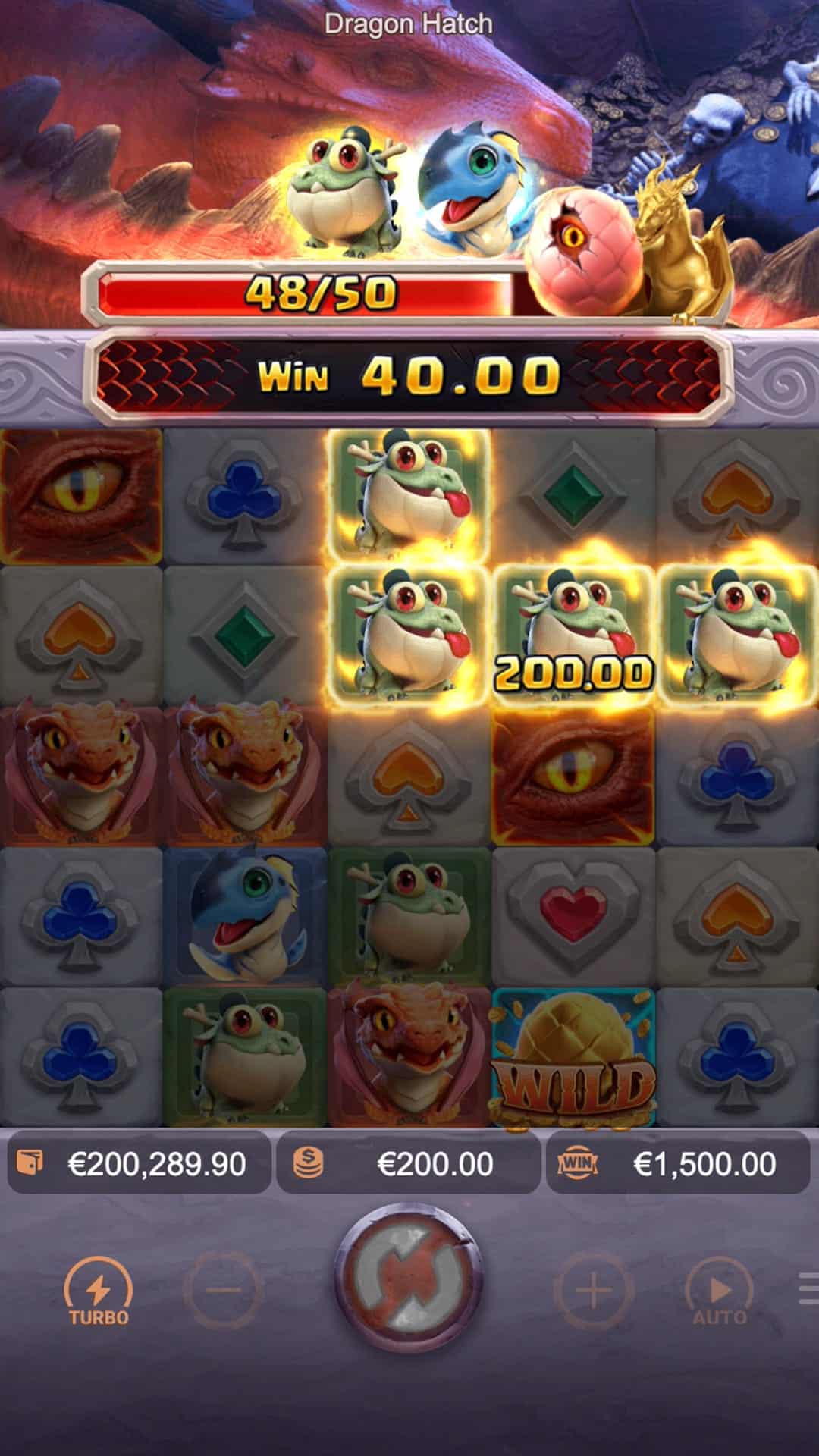 dragon hatch winning symbol