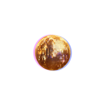 rave party fever h discoball