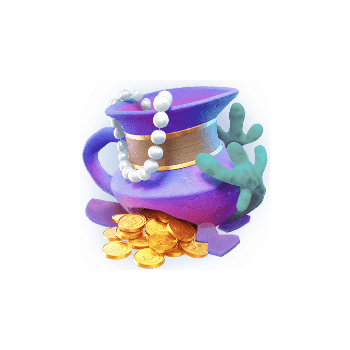 mermaid riches h vase