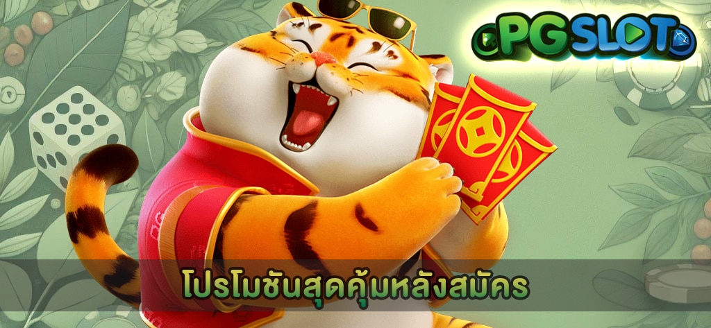 โปรโมชันสุดคุ้มหลังสมัคร